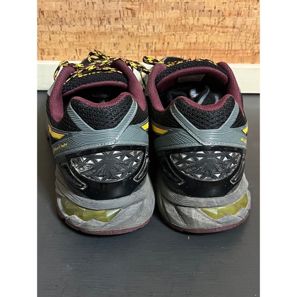 ASICS GEL FujiTrabuco 4 Neutral Men\'s Trail Running Shoes‎ Black Yellow Size 13 main image 4